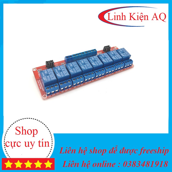 Module Relay 5v 8 kênh có opto - Cách Ly Quang