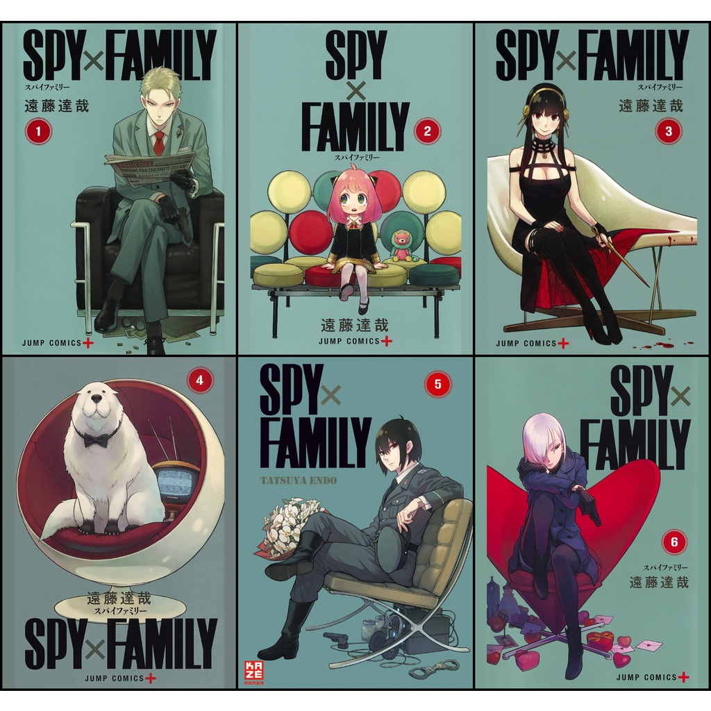 Bộ 6 Poster anime Spy X Family - Gia Đình Điệp Viên  - A3,A4,A5