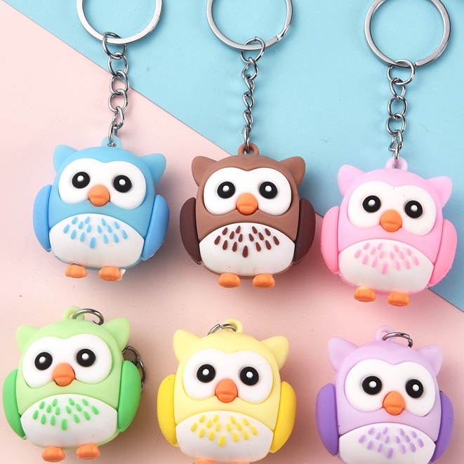 Móc khóa cú mèo dễ thương 3.8*4.3cm