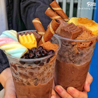 SET MILO DẦM trân châu Pudding Siêu ngon 5-7 ly