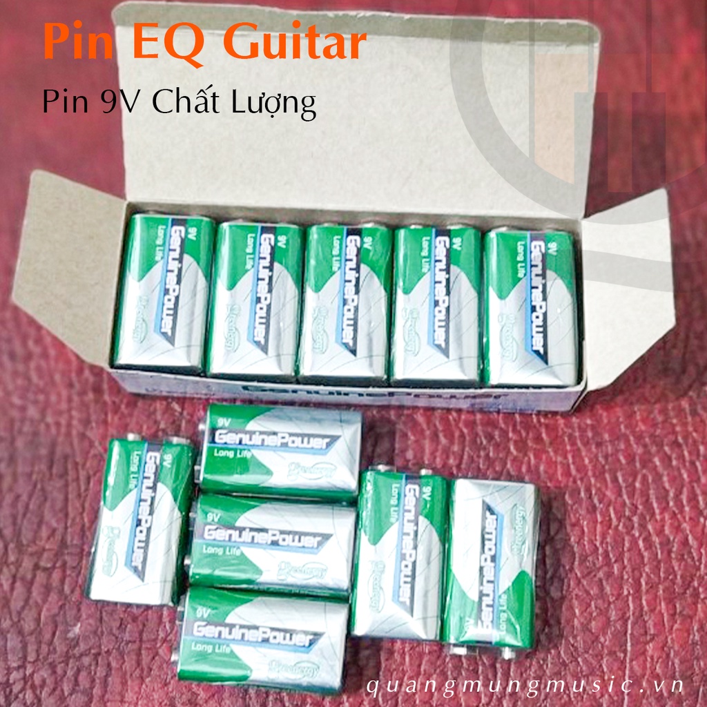 Pin EQ cho đàn Guitar [Pin 9v] Chất Lượng