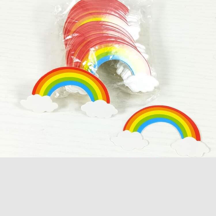 50 THẺ CẦU VỒNG GIẤY