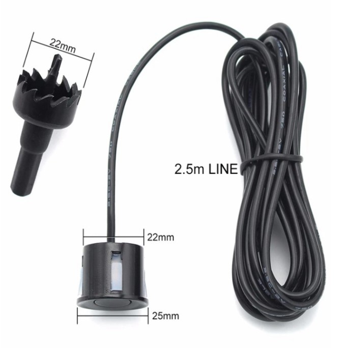 Sản phẩm  Cảm biến lùi kết hợp đo khoảng cách, gắn tích hợp trên màn hình có sẵn của ô tô .. | BigBuy360 - bigbuy360.vn