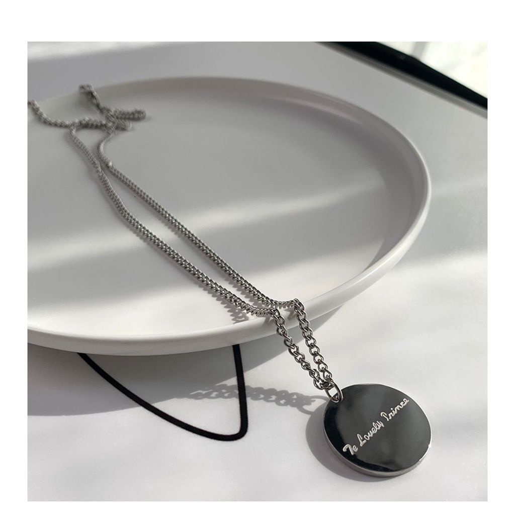 Vòng cổ mặt hình hoàng tử nhỏ dễ thương phong cách hip hop