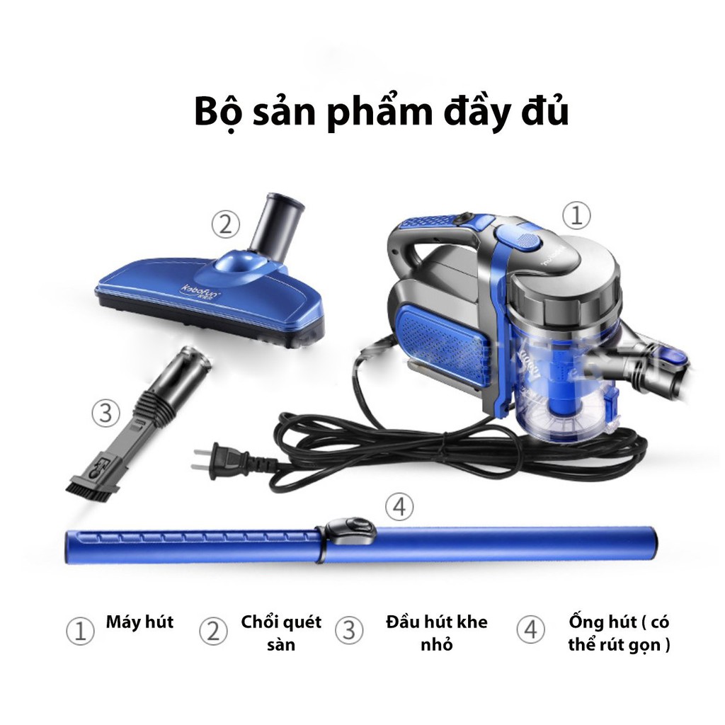 [Mã ELMS5 giảm 7% đơn 300K] Máy Hút Bụi Cầm Tay KB - F08 Thế Hệ Mới 600W bộ lọc có thể rửa nước | BigBuy360 - bigbuy360.vn