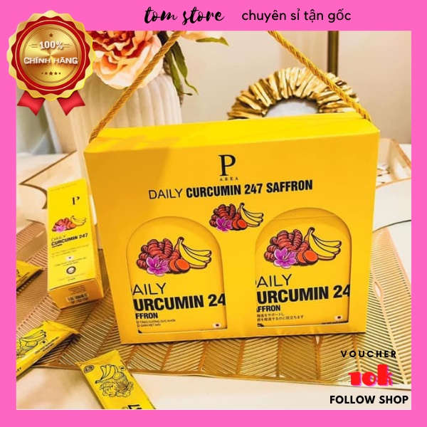 Thạch Nghệ Nano Saffron NMN Đông trùng hạ thảo 247 vị chuối tặng kèm thêm 2 thanh Janpan chính hãng