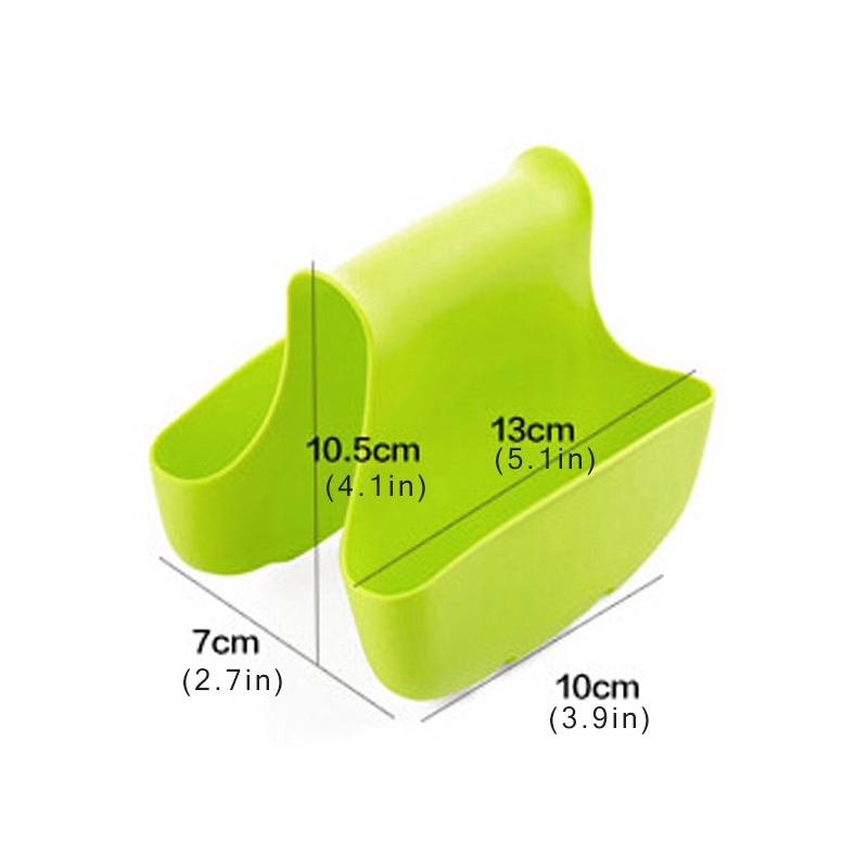 Giỏ Nhựa Đựng Xà Phòng/Miếng Rửa Chén Đa Năng Gắn Bồn Rửa Chén Có Lỗ Thoát Nước Tiện Dụng Cho Nhà Bếp