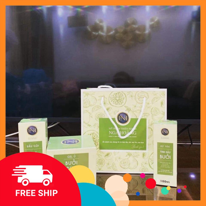 COMBO DẦU GỘI BƯỞI+TINH DẦU BƯỞI +GEL Ủ BƯỞI DỪA NGA HOÀNG (Chuẩn hãng) | BigBuy360 - bigbuy360.vn