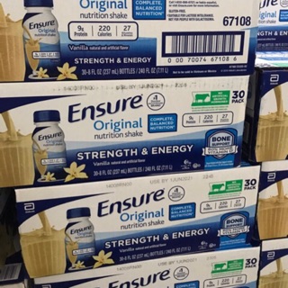 Sữa Ensure nước 237ml date 06/2023