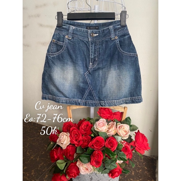 Chân váy Jean kiểu