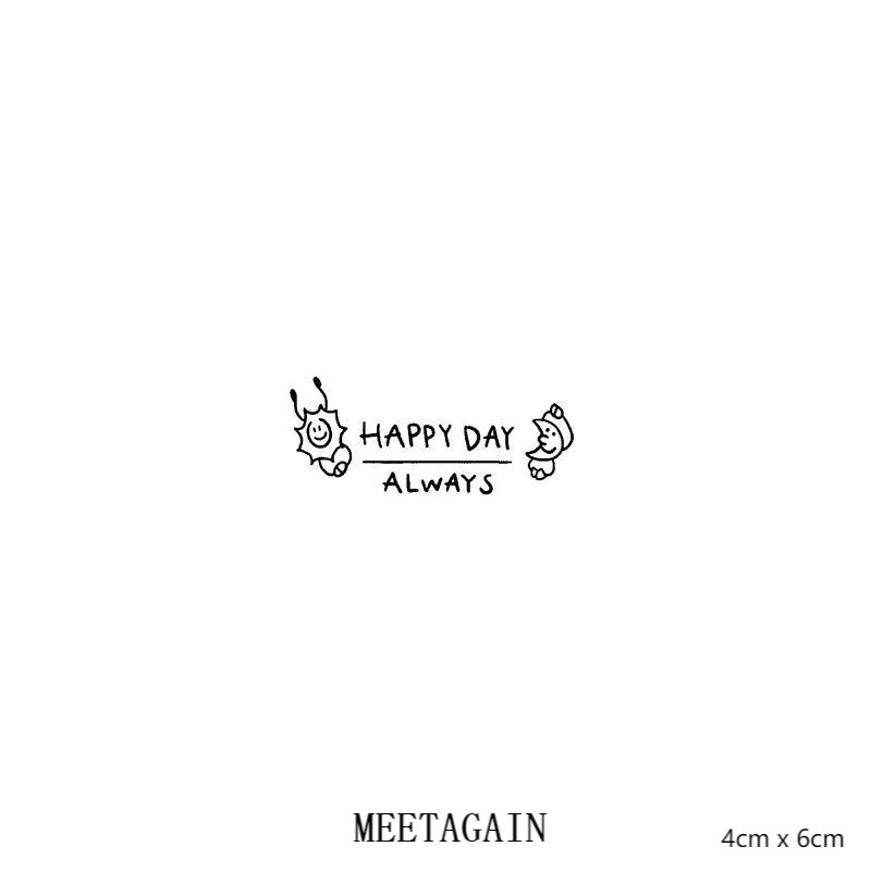 Hình xăm dán tạm thời không thấm nước kiểu dáng thời trang 4cm x 6cm kéo dài 15 ngày S-026
