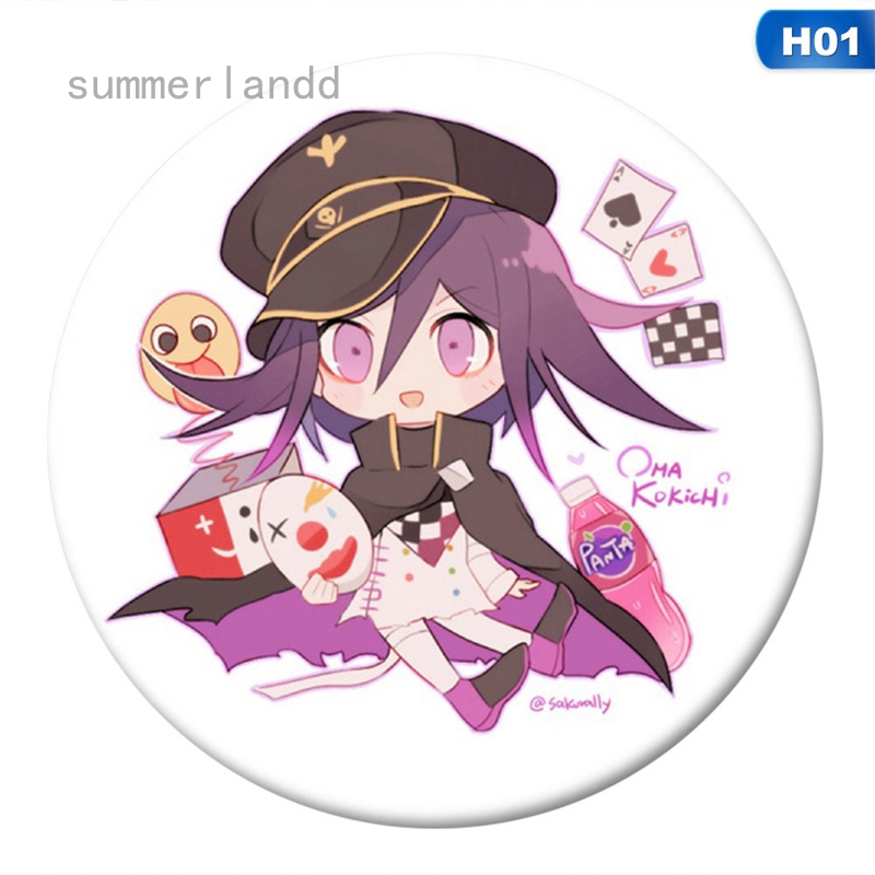 Huy Hiệu Thời Trang Hình Hoạt Hình Anime Danganronpa V3 Trigger Happy Havoc