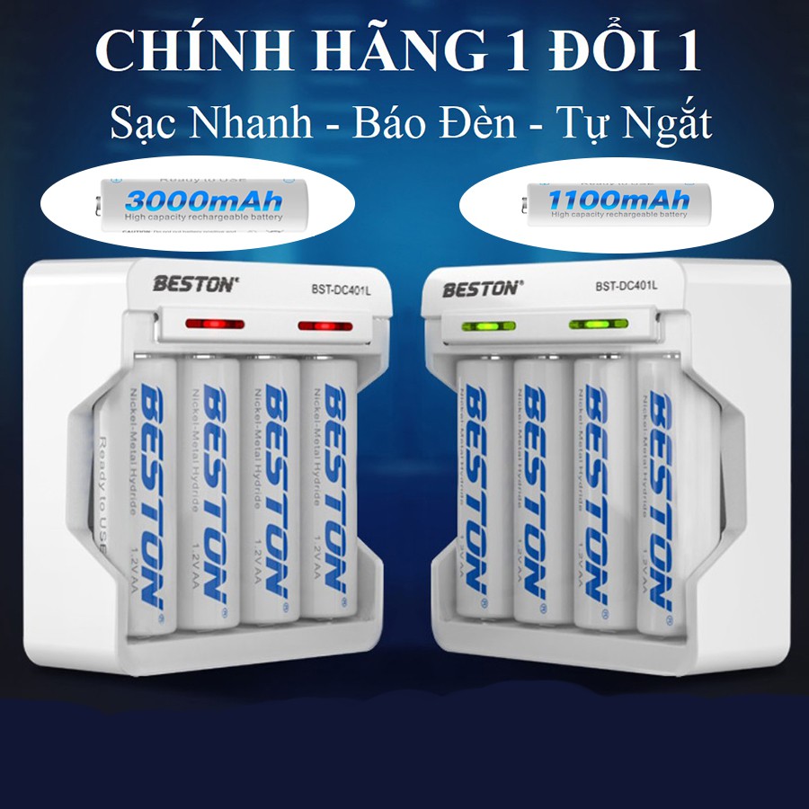 Pin AA và AAA sạc tái sử dụng chính hãng bền bỉ