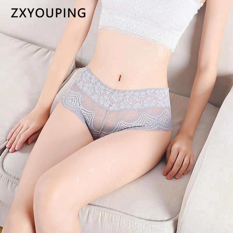 Quần lót phối ren không đường may trong suốt size M-XXL cho nữ