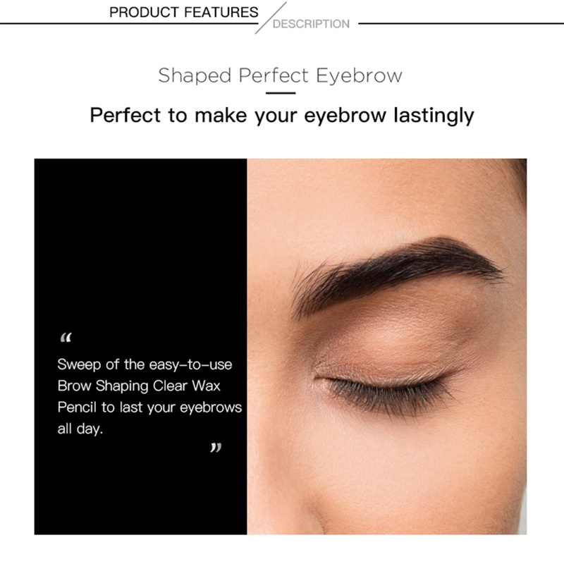 Sáp Định Hình Lông Mày Không Màu Chống Thấm Nước Trang Điểm Tự Nhiên YOUYO