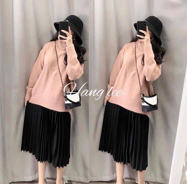 Chân váy xếp li đen siêu rẻ | BigBuy360 - bigbuy360.vn