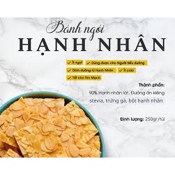 Bánh Ngói Hạnh Nhân - Bánh Hạnh Nhân Lát - Bánh Hạnh Nhân Keto - Bánh Hạnh Nhân Ăn Kiêng Ít Đường - Bánh Hạnh Nhân Giòn