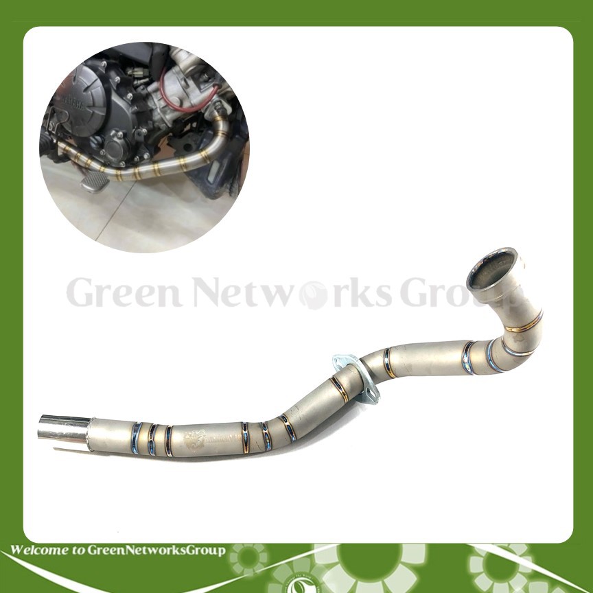 Cổ pô Exciter 150 titan chưa lên màu Greennetwokrs