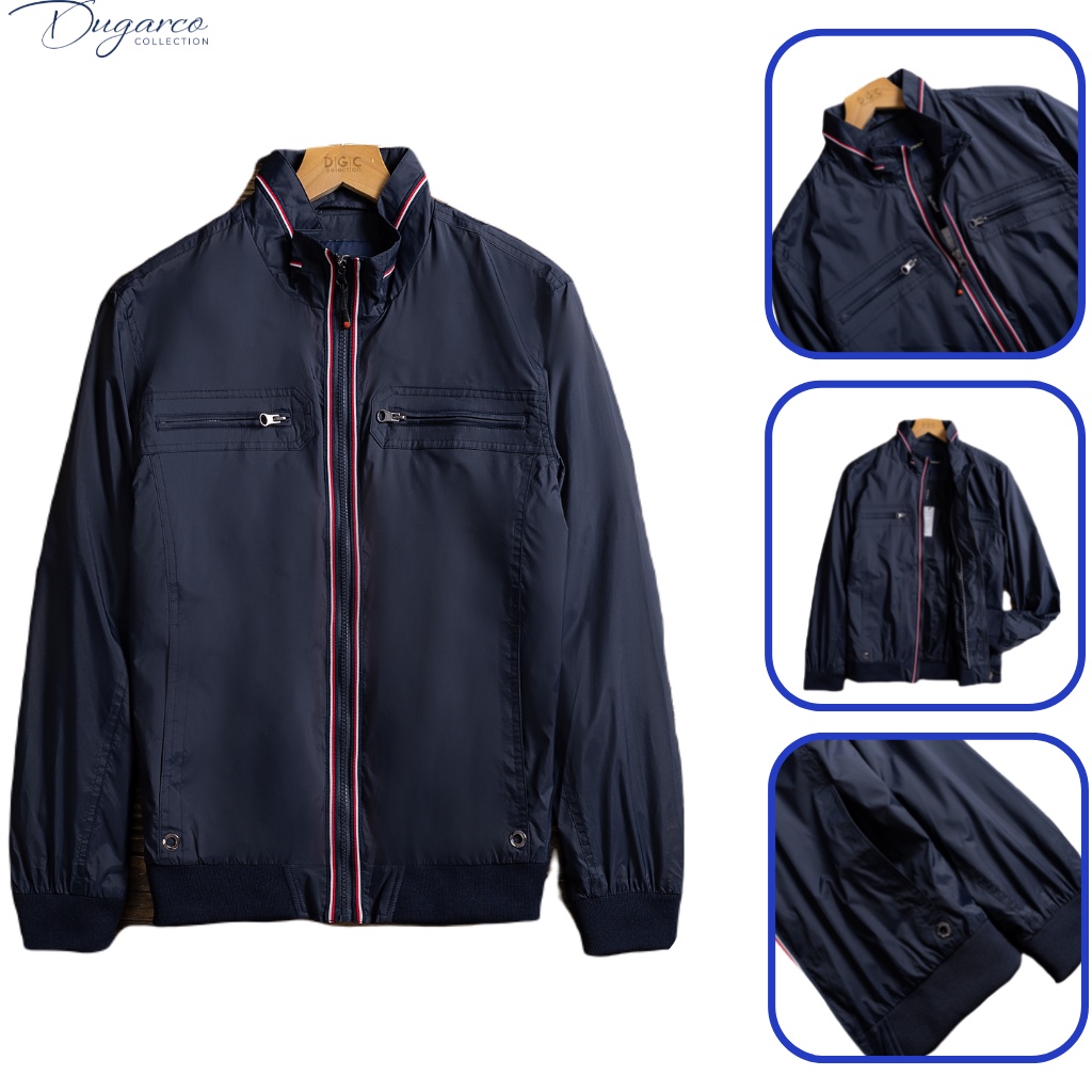 Áo Khoác Jacket Dugarco Nam Hai Lớp Dù Cao Cấp Cản Gió, Giữ Nhiệt 92jm42081