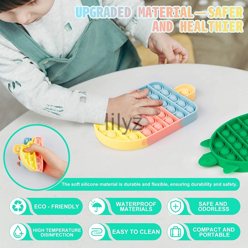 Đồ chơi bóng bóp nhiều màu và phong cách khác nhau giúp giải tỏa căng thẳng