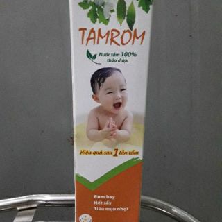 TamRom - Nước tắm 100% thảo dược dành cho bé (chai 250ml)