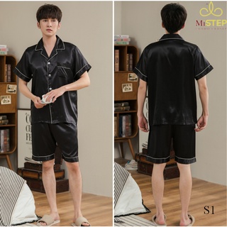 Bộ quần áo pijama màu đen bigsize cho nam