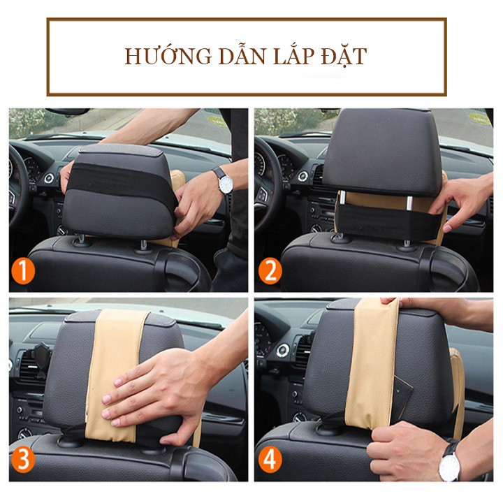 Gối tựa đầu, gối tựa cổ và tựa lưng cao su non dùng cho ô tô, ghế văn phòng cao cấp kích thước lớn shopaha247