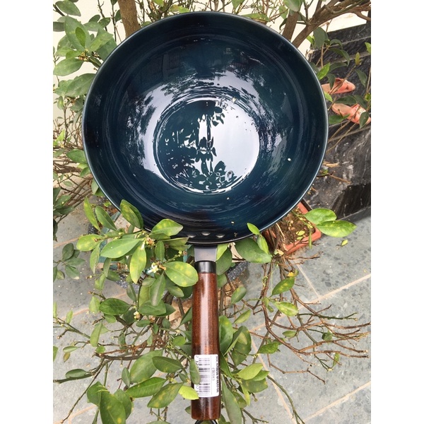 Chảo thép tôi sẵn kháng rỉ 30cm, chảo nhẹ siêu bền