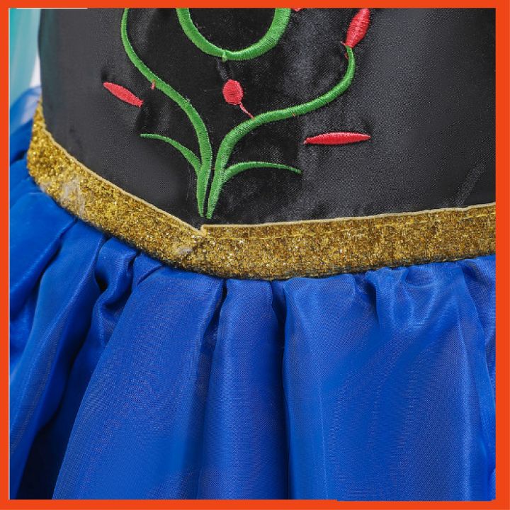 Váy đầm phong cách công chúa Anna có kèm áo choàng loại cao cấp