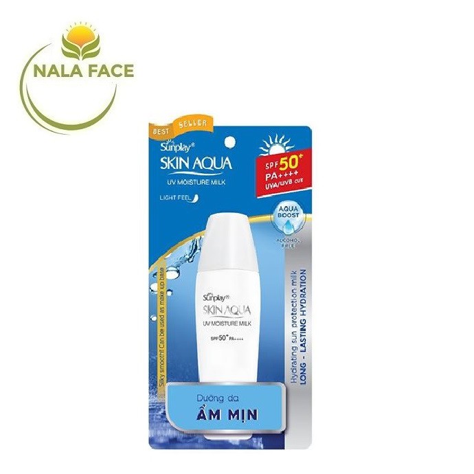 Sữa chống nắng Sunplay skin aqua UV moisture milk SPF50+/PA++++ giữ ẩm dành cho da khô (30g)