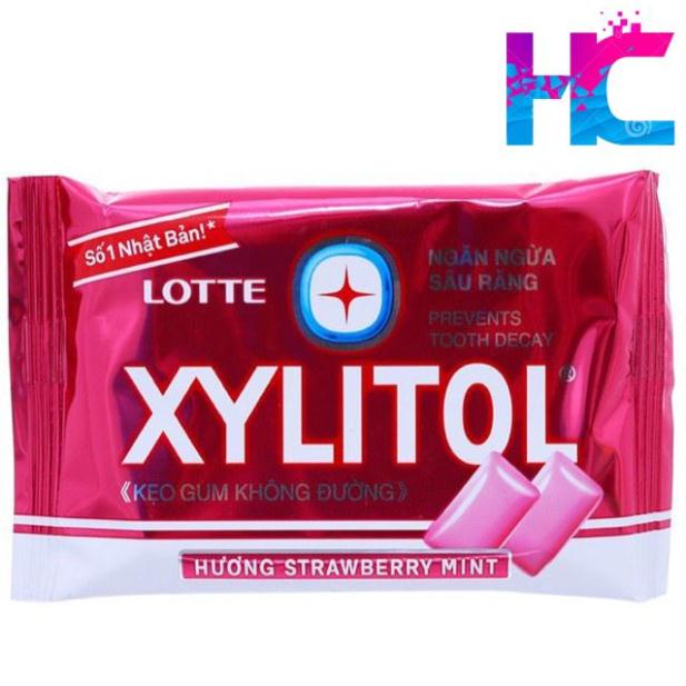 Kẹo cao su lotte xylitol - Đủ vị - Không đường
