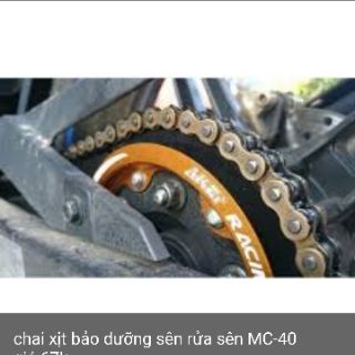 chai xịt bảo dưỡng sên MC-40