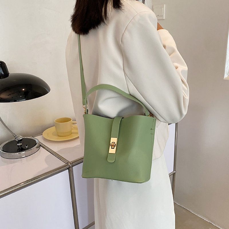 Túi Da PU Đeo Chéo Phong Cách Vintage Mềm Mại Cho Nữ