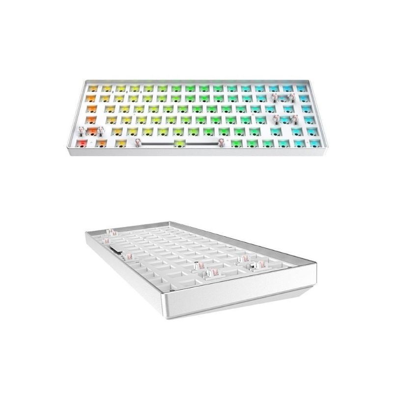 Kit bàn phím cơ CIY Tester84 Trắng Bạc