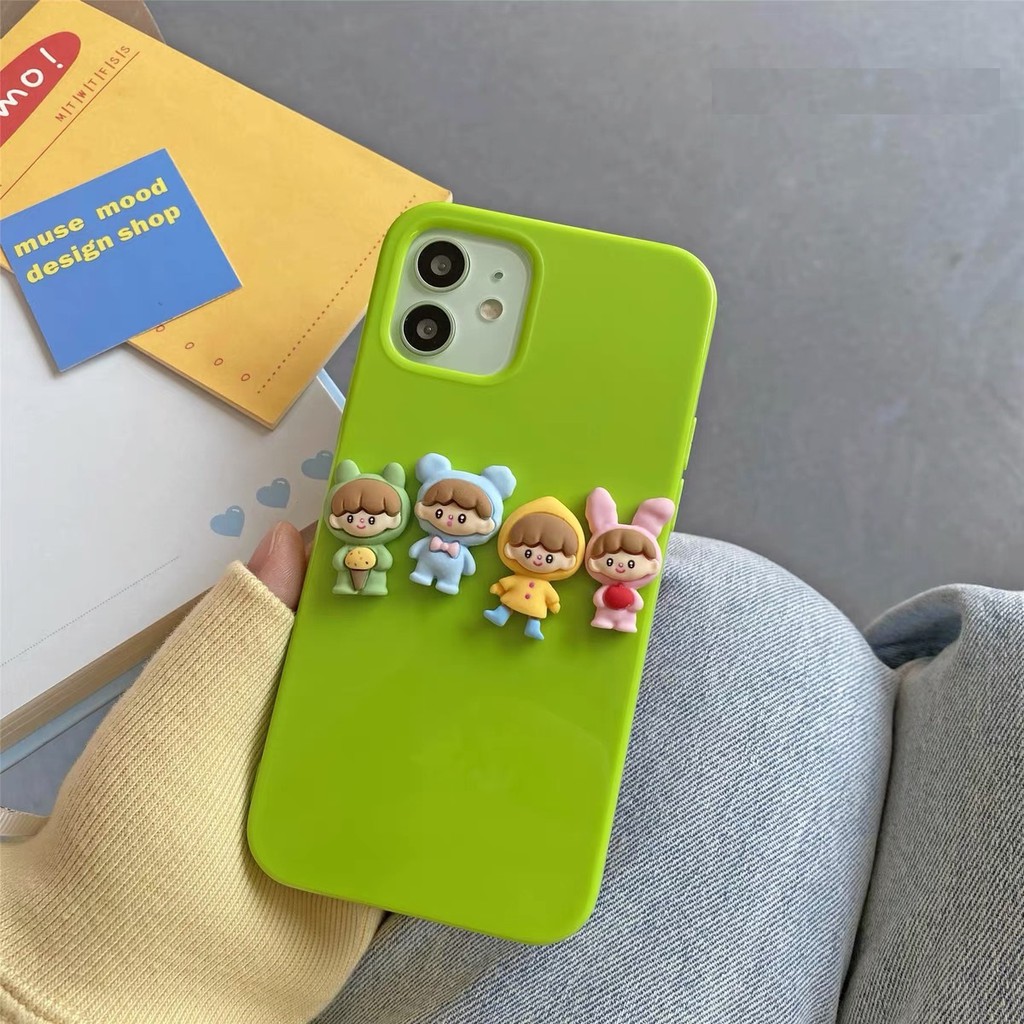 Ốp điện thoại tpu họa tiết đáng yêu thời trang thích hợp cho Iphone 12 Pro Max 11 Pro Max Xs Max Xr X 7 8 Plus