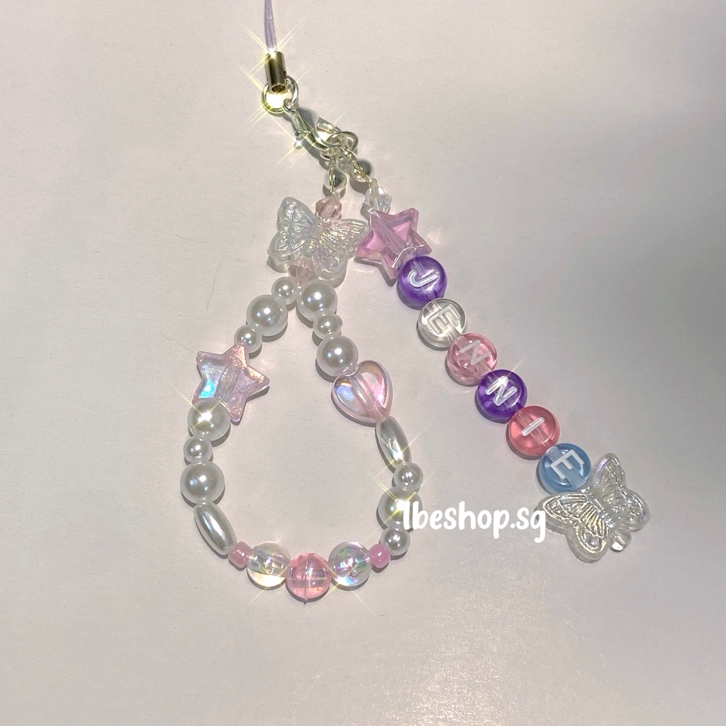 Dây treo điện thoại Blink Blink Phone Strap gắn chữ theo yêu cầu