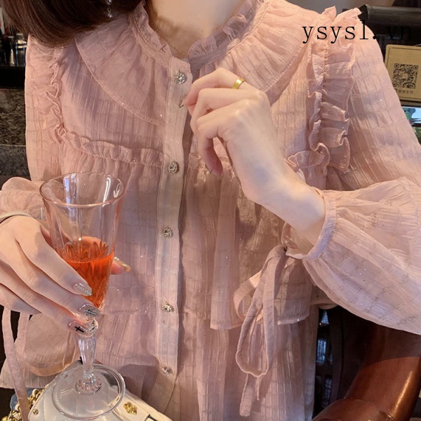 Áo Sơ Mi Tay Dài Dáng Rộng Phong Cách Phương Tây Thời Trang Mùa Xuân Phong Cách Hàn Quốc 2022