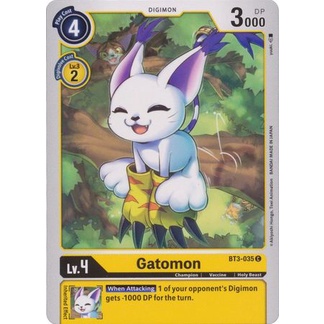 Thẻ bài Digimon - TCG - Gatomon / BT3-035'
