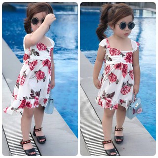 Đầm Voan Maxi Đuôi Cá Bé Gái