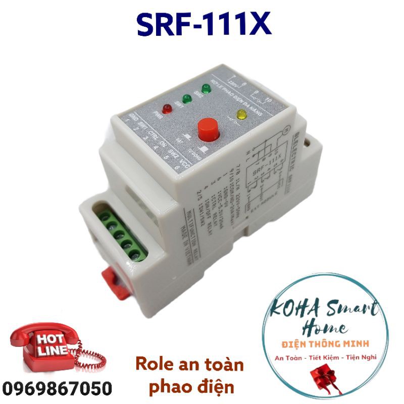 Role an toàn công suất lớn SRF111X - Phao điện chống tràn chống cạn KWS-5M.