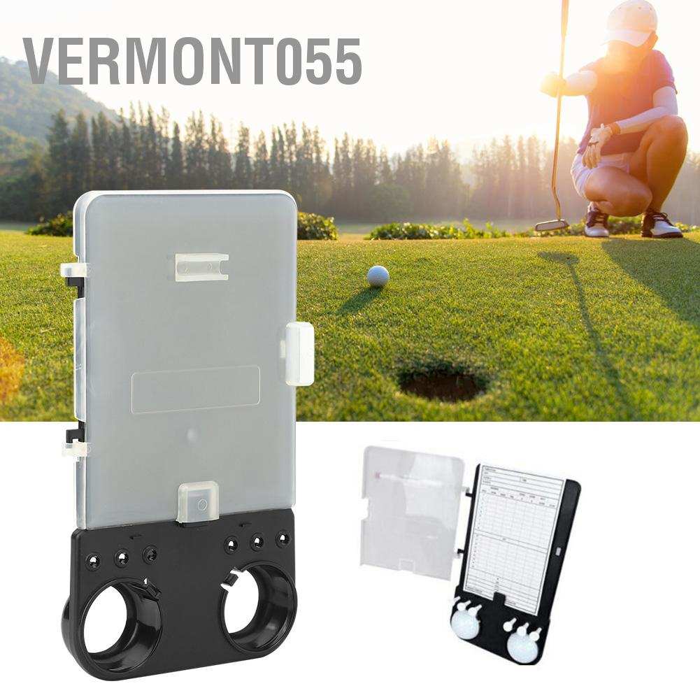 Hot DealsPlastic Convenient  Golf Cart Scorecard Folding Hand Trailer Score Card Board for Putting Pencil/Balls/TeesSpot ExpressVermont055