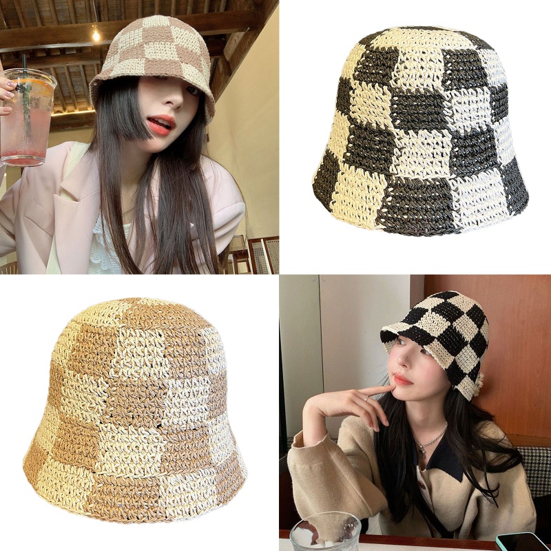 Nón Vành Đan Rơm Phong Cách Thể Thao Thời Trang Xuân Hè Cho Nữ