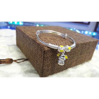 Lắc tay - lắc chân mèo Kitty bạc
