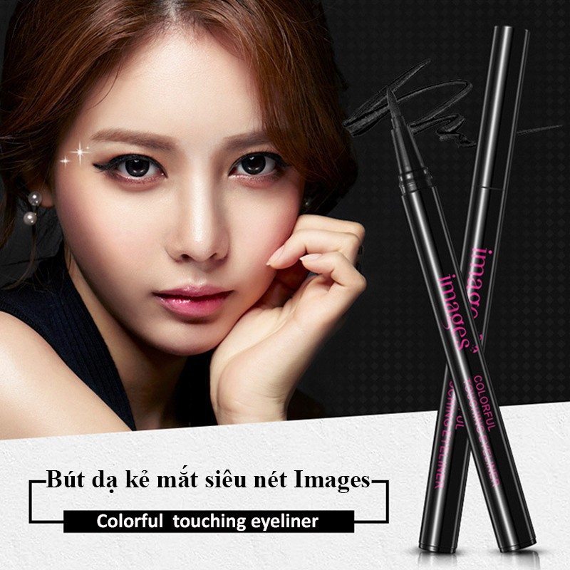 Bộ trang điểm mắt Images 3 món tiện lợi chì kẻ mắt kẻ mày mascara cong mi makeup cơ bản mắt Golmon