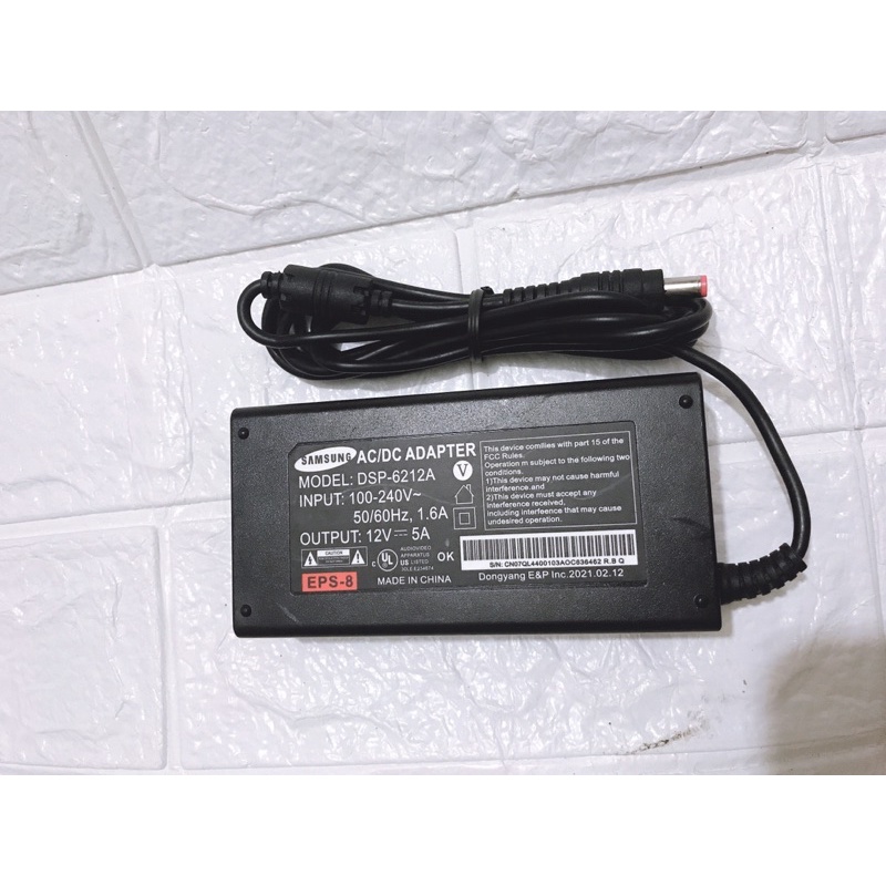 Nguồn Adapter 12V 5A Delta / Acbel dùng cho camera và đèn led
