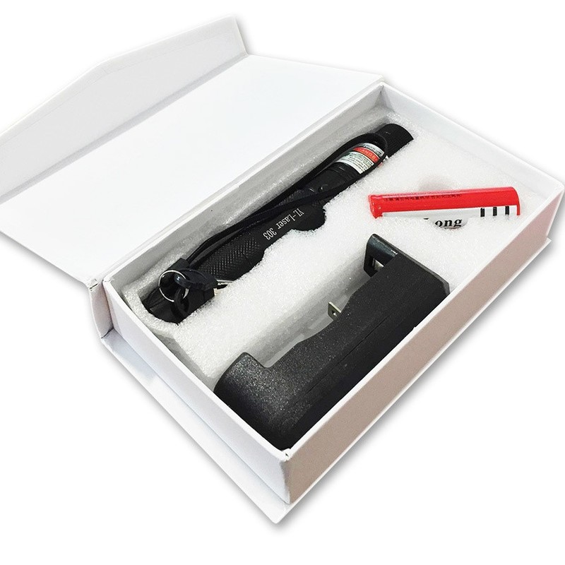 Đèn pin laser 303 vỏ vàng