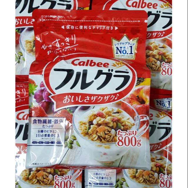 NGŨ CỐC CALBEE NHẬT GÓI ĐỎ