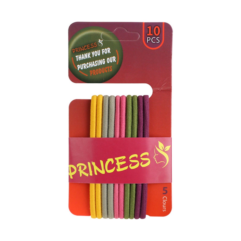 Set 10 dây cột tóc co giãn nhiều màu sắc đáng yêu cho nữ