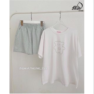 Đồ bộ đùi cotton cao cấp mặc mát.