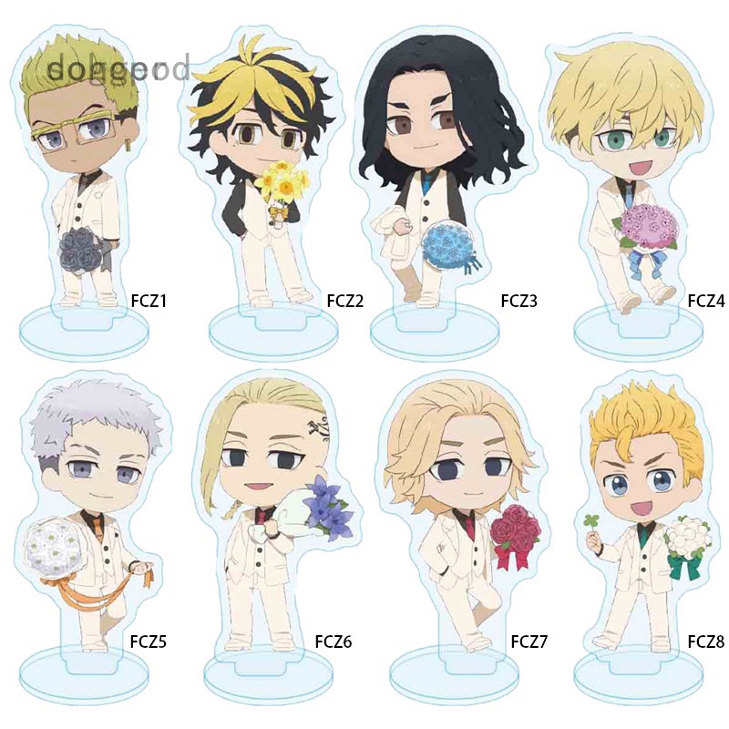Mô hình sưu tập quạt đứng hóa trang nhân vật anime Tokyo Revengers bằng acrylic độc đáo